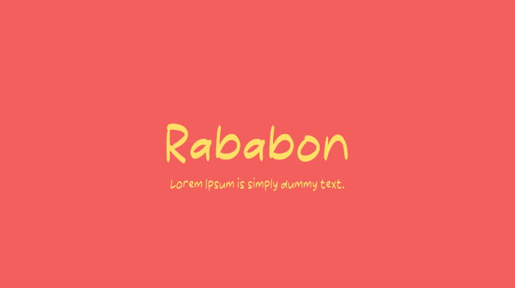 Rababon Font