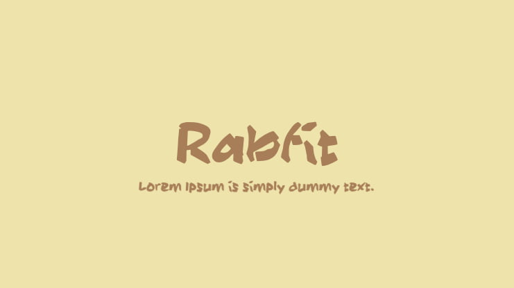 Rabfit Font