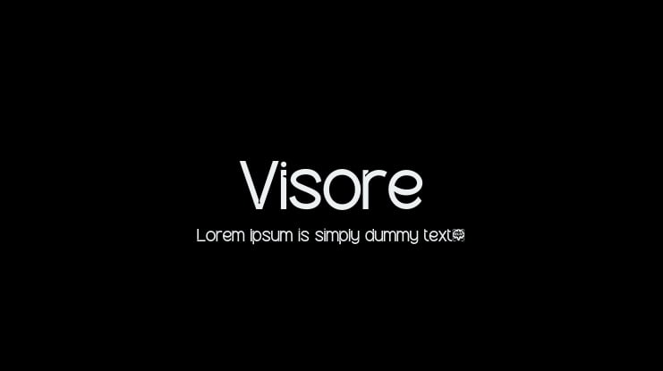 Visore Font