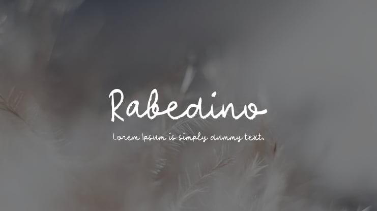 Rabedino Font