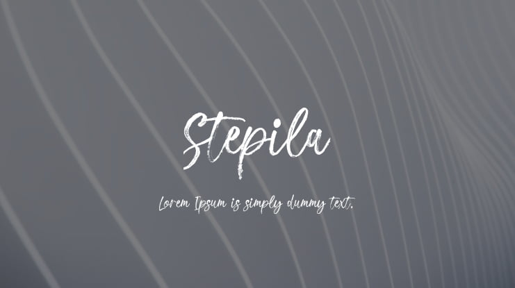 Stepila Font