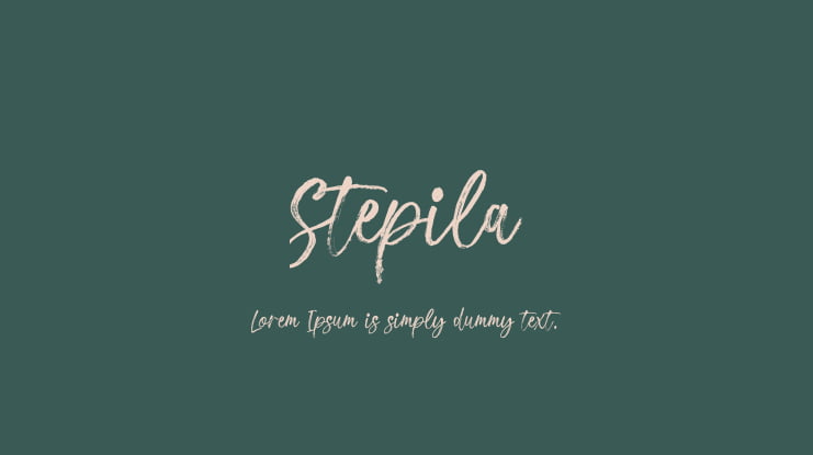 Stepila Font