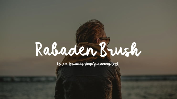 Rabaden Brush Font