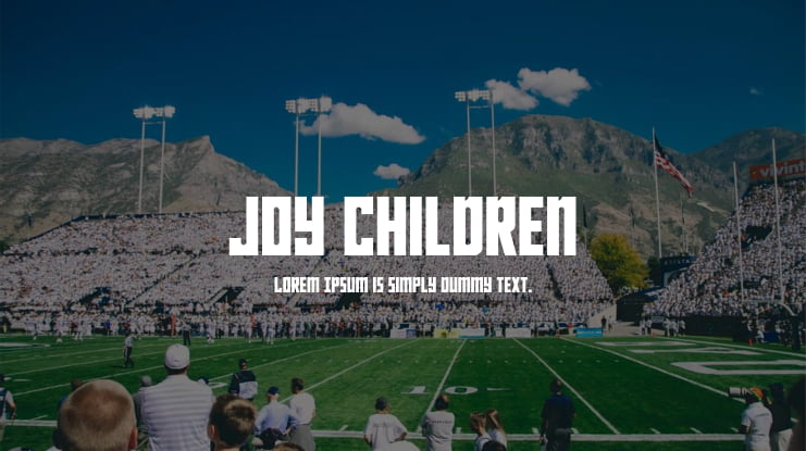 Joy Children Font Family