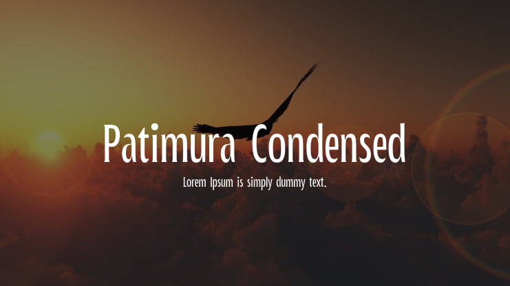 Patimura Condensed Font