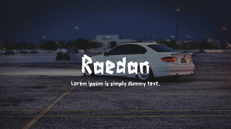 Raedan Font