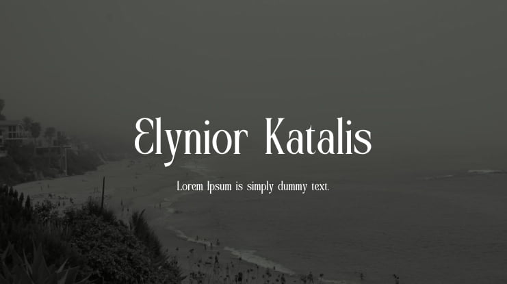 Elynior Katalis Font