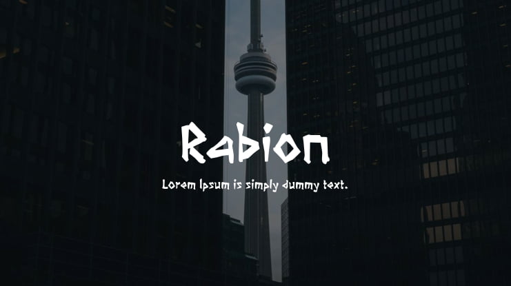 Rabion Font