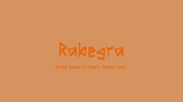 Rabegra Font