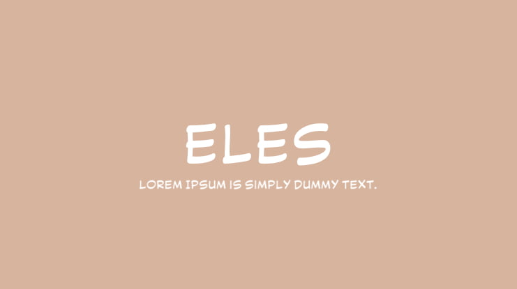 Eles Font