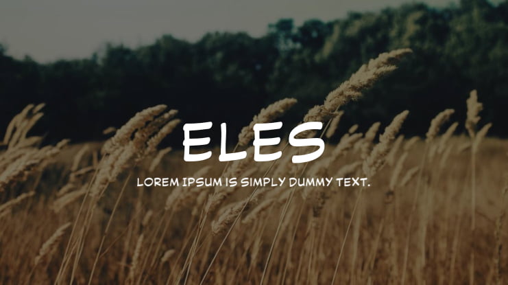 Eles Font