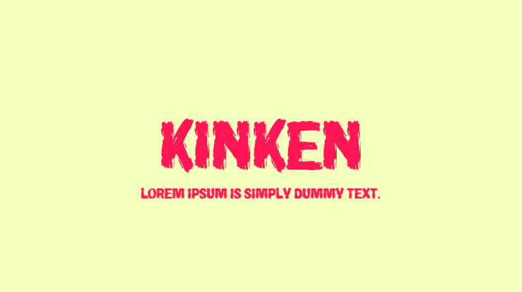 Kinken Font