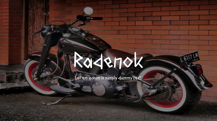 Radenok Font