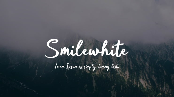 Smilewhite Font