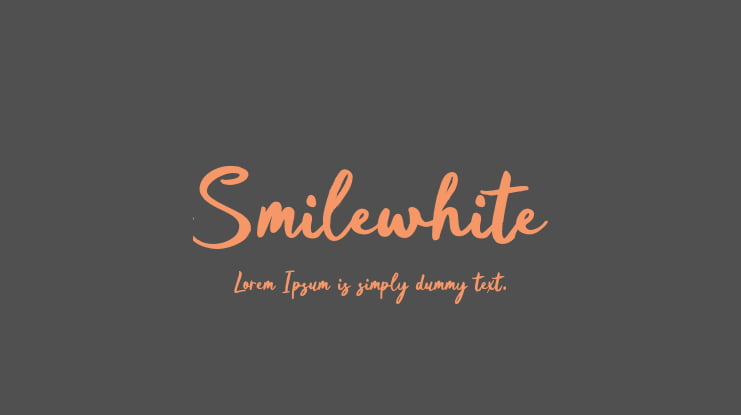 Smilewhite Font