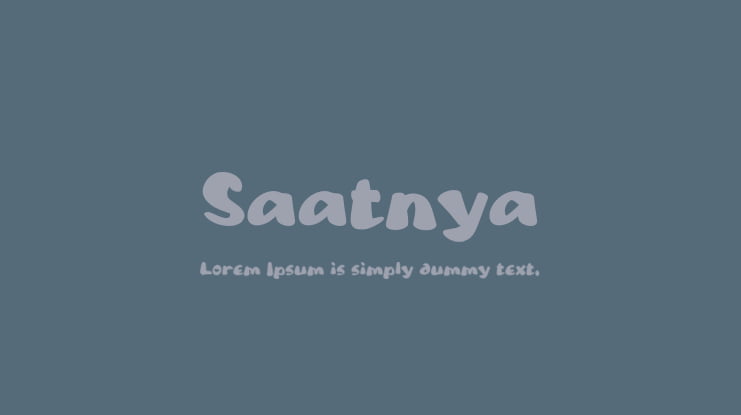 Saatnya Font