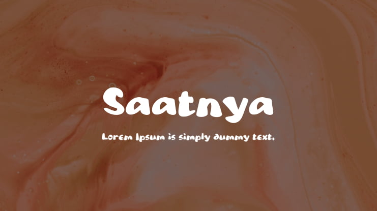 Saatnya Font