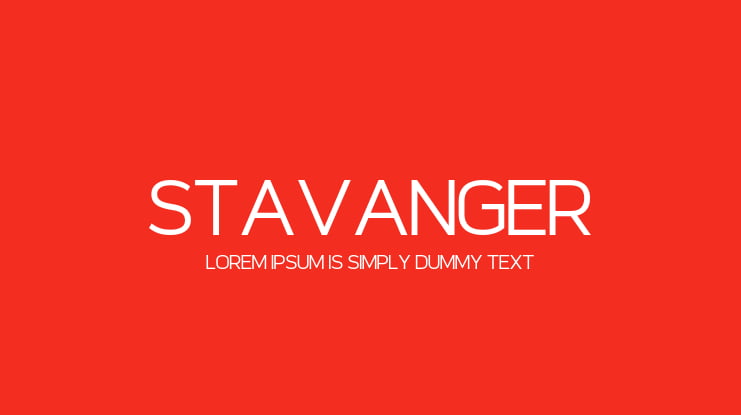 Stavanger Font Family