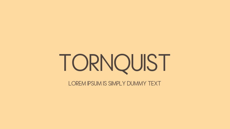 Tornquist Font Family