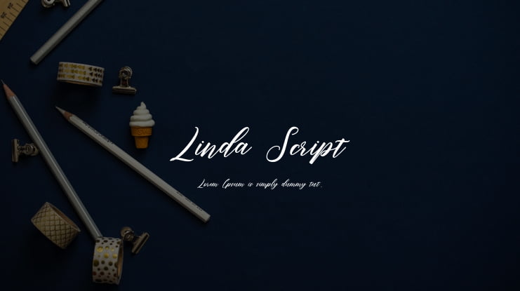 Linda Script Font