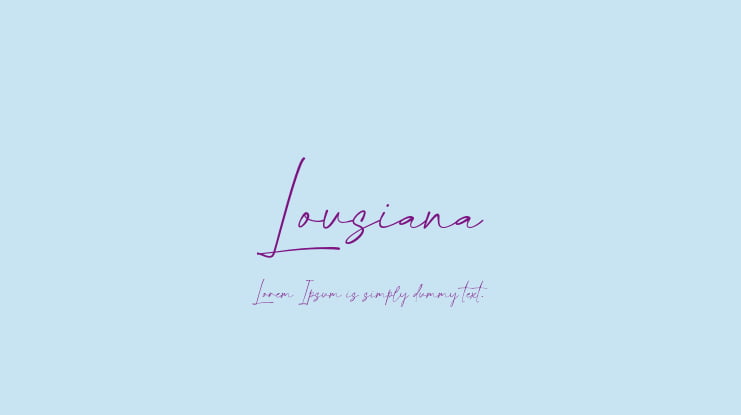 Lousiana Font