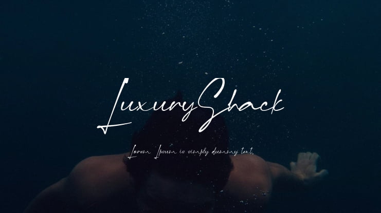 LuxuryShack Font