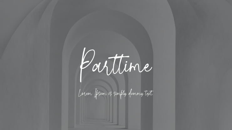 Parttime Font