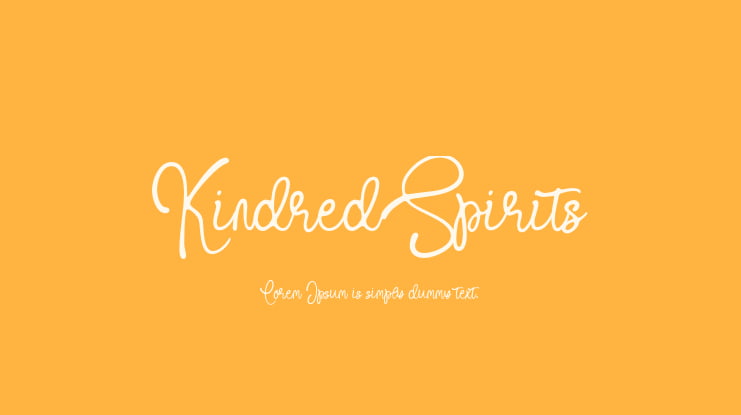 KindredSpirits Font