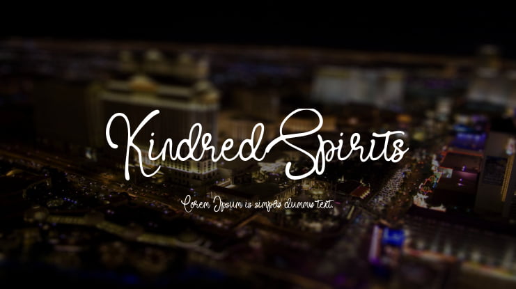 KindredSpirits Font