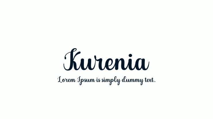 Kurenia Font