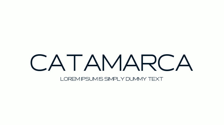 Catamarca Font Family