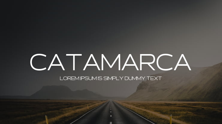 Catamarca Font Family