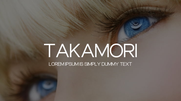 Takamori Font Family