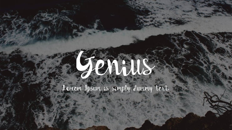 Genius Font