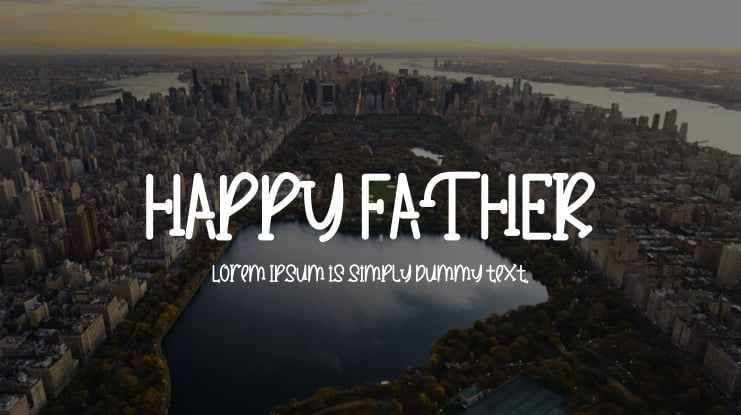 HAPPY FATHER Font