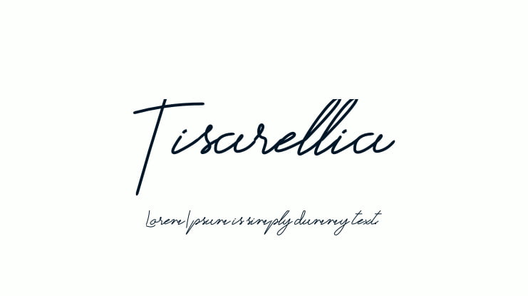 Tisarellia Font