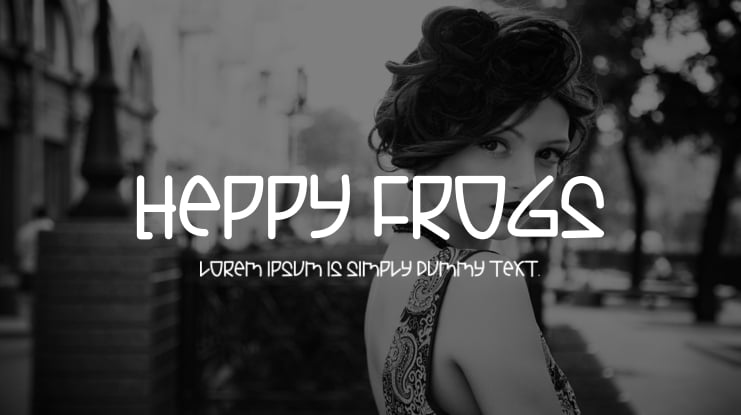 Heppy Frogs Font