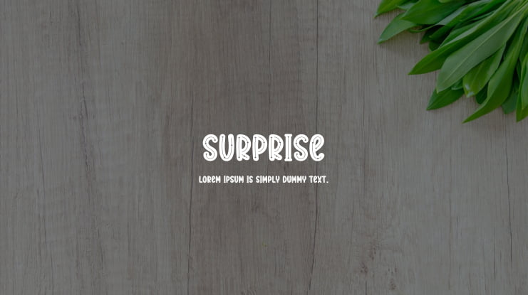 Surprise Font