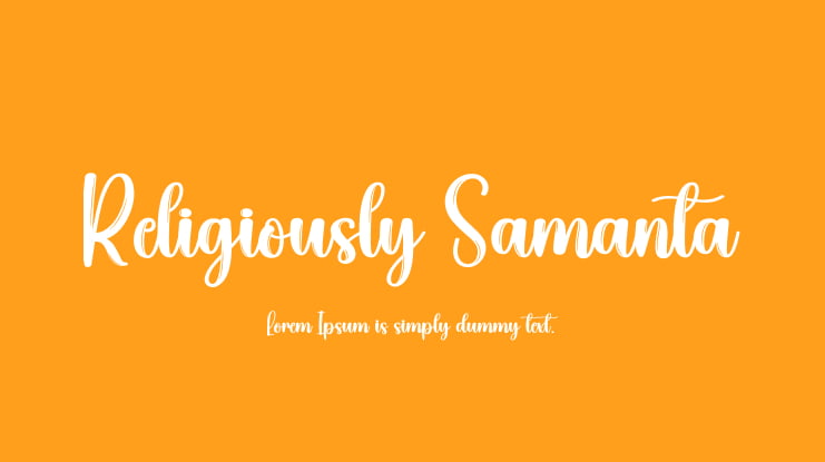 Religiously Samanta Font