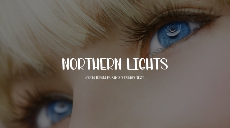 Northern Lights Font