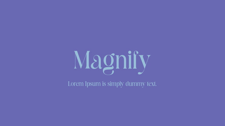 Magnify Font