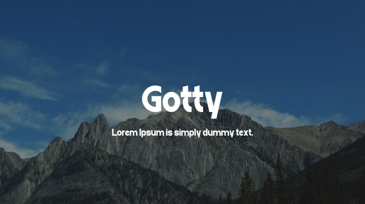 Gotty Font