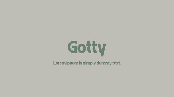 Gotty Font