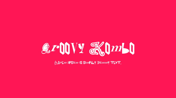 Groovy Kombo Font