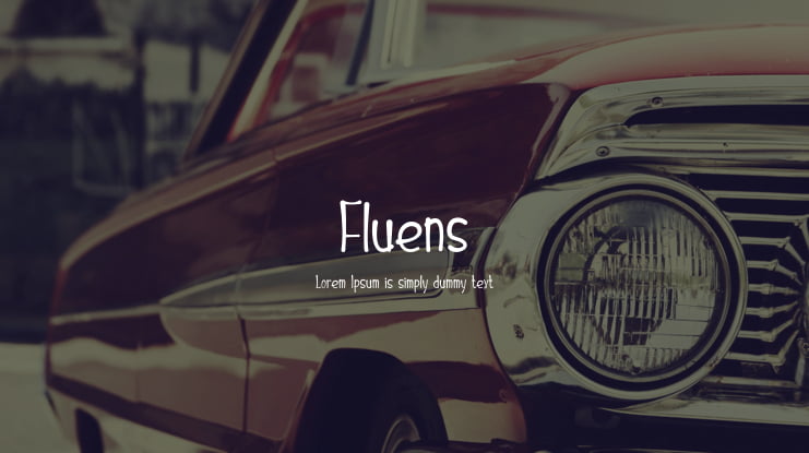 Fluens Font