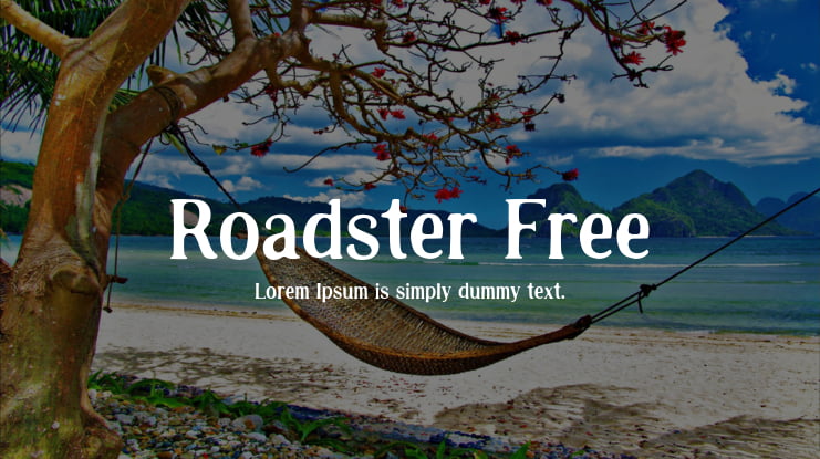 Roadster Free Font