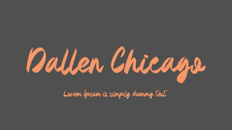 Dallen Chicago Font