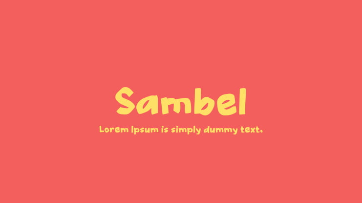 Sambel Font