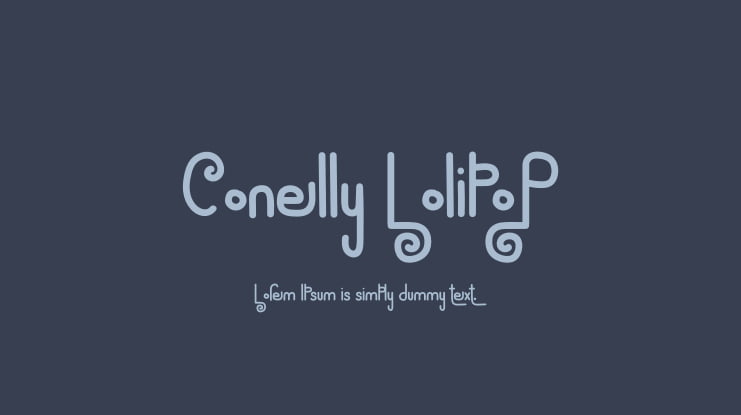 Conelly LolipoP Font