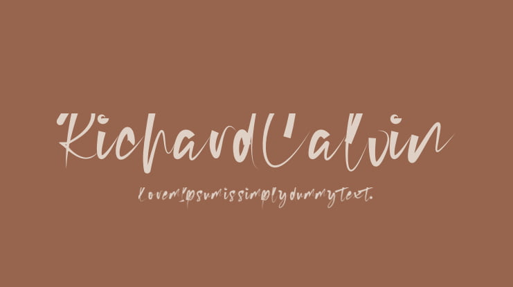 Richard Calvin Font